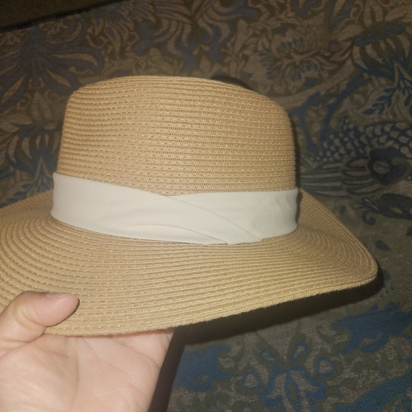 Womens Mens Wide Brim Straw Panama Hat Fedora Summer Beach Sun Hats UPF - Picture 9 of 9